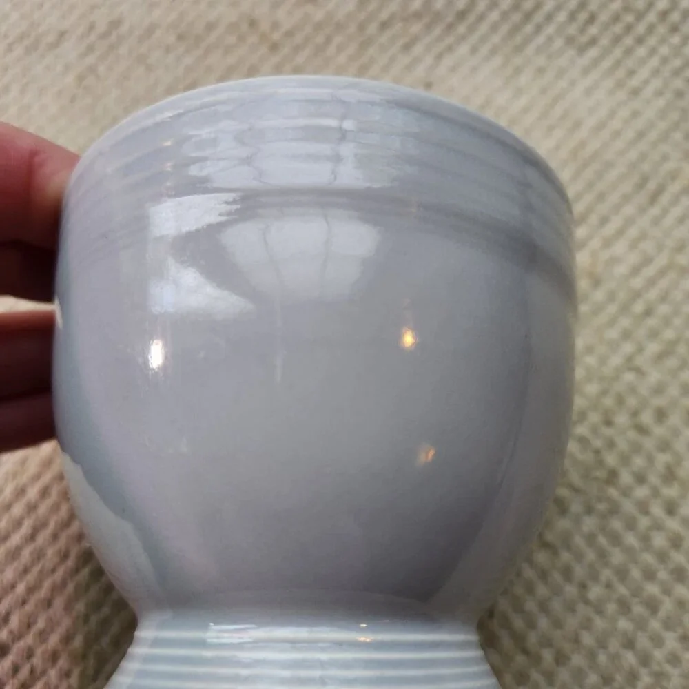 Vintage Fiesta Single Egg Cup Gray FIESTAWARE 1950s Grey Homer Laughlin